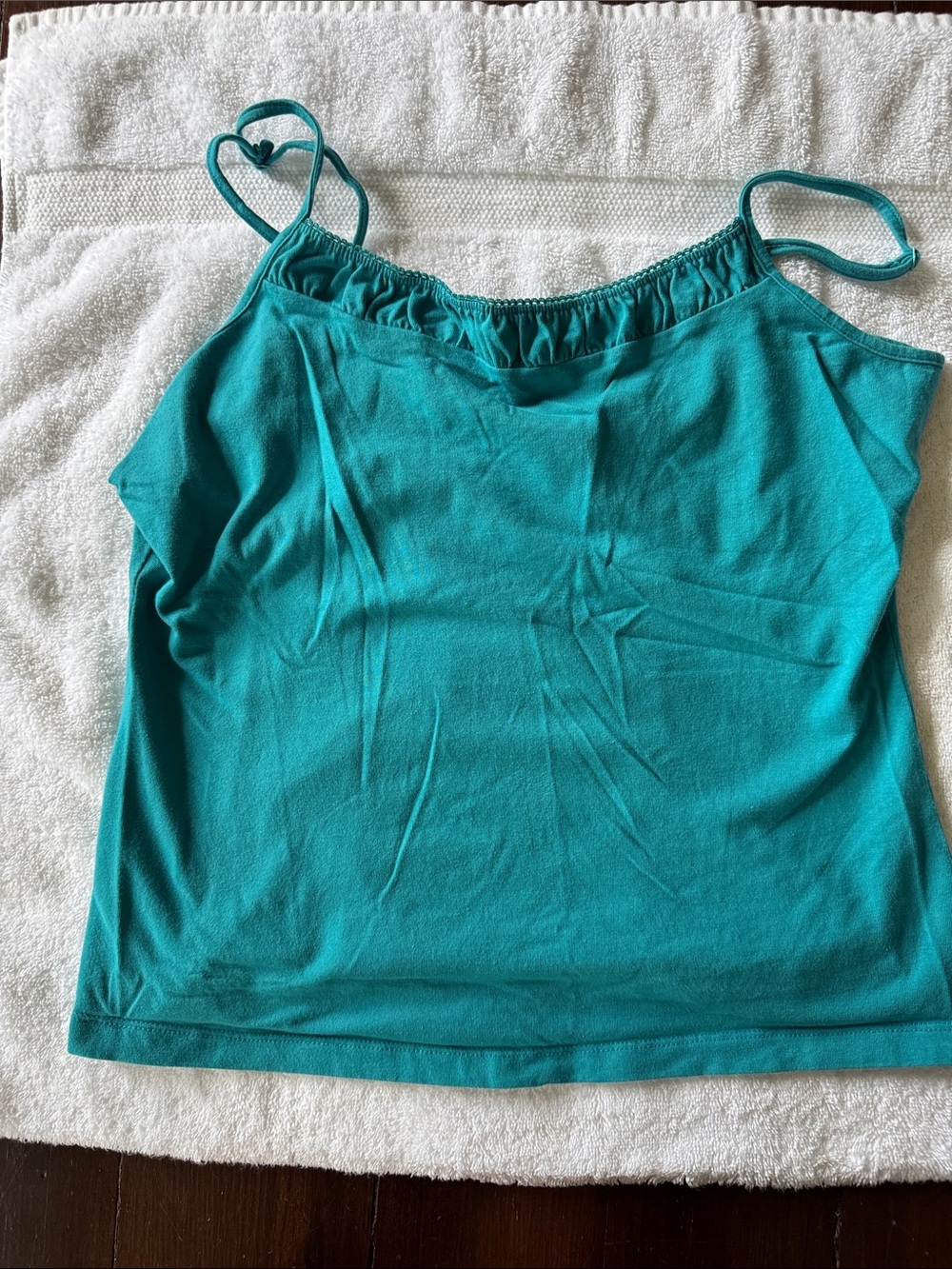 Emma James Teal Spaghetti Strap Camisole